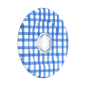 Gingham Blue &mdash;  MagSafe Round Base image number 1