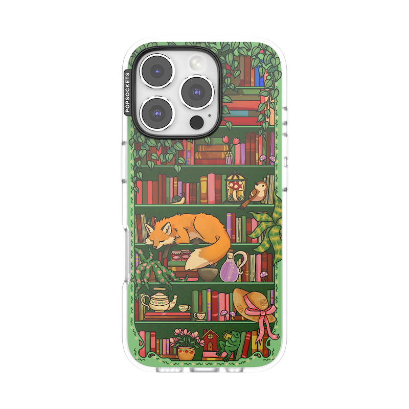 Storied Shelves Green &mdash; iPhone 16 Pro MagSafe Case image number 0