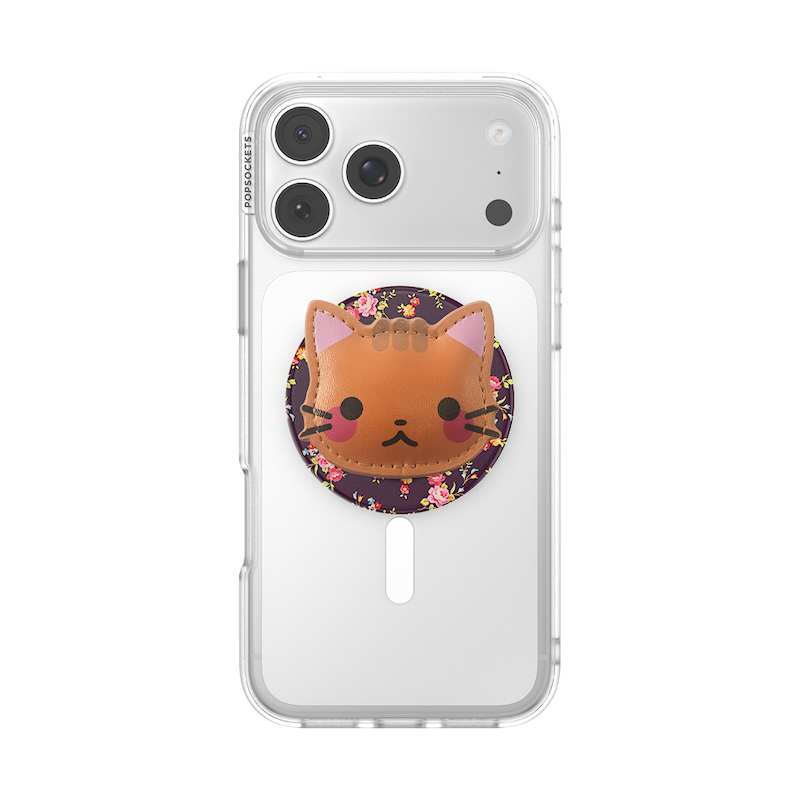 Stitched PU Cowboy Kitty &mdash; MagSafe PopGrip image number 7