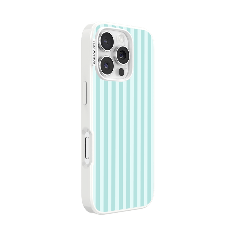 Mint Stripes &mdash; iPhone 16 Pro MagSafe Case image number 1