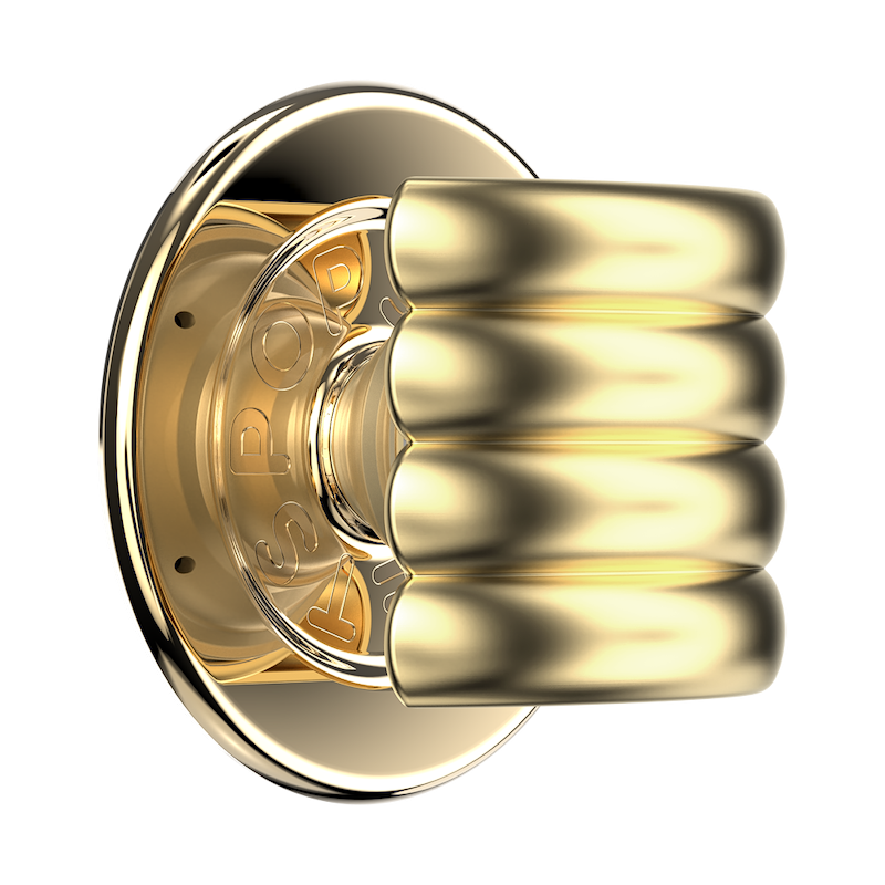 Enamel Puffy Stack Gold &mdash; MagSafe PopGrip image number 0