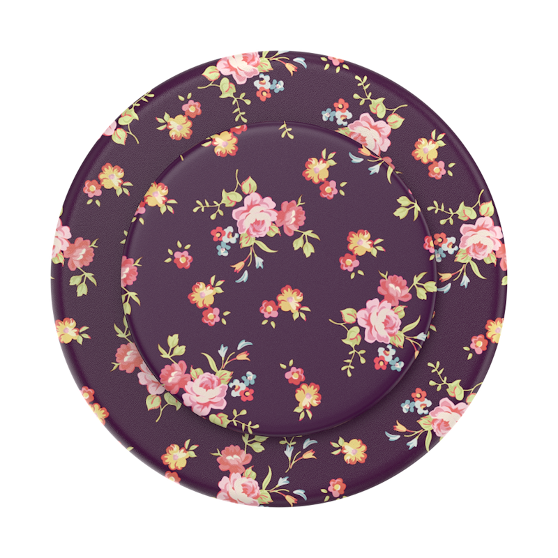 Ditsy Floral Noir &mdash; MagSafe PopGrip image number 1