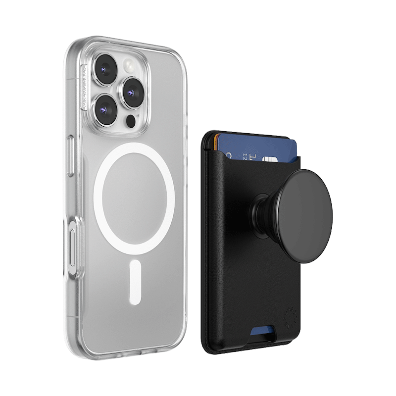 Black — Softgoods MagSafe PopWallet+ image number 3