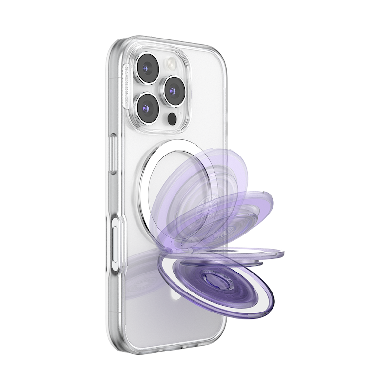 Translucent Dusty Purple &mdash; MagSafe Kick-Out Grip & Stand image number 10