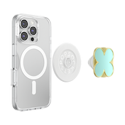 Enamel Clover Mint &mdash; MagSafe PopGrip image number 5