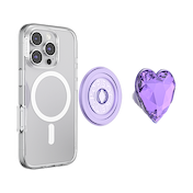 Crystal Heart Lavender &mdash;  MagSafe PopGrip image number 6