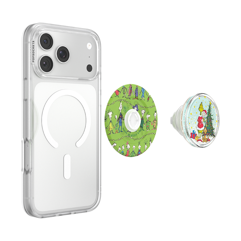 Tidepool Grinch Snow Globe &mdash; MagSafe PopGrip image number 5