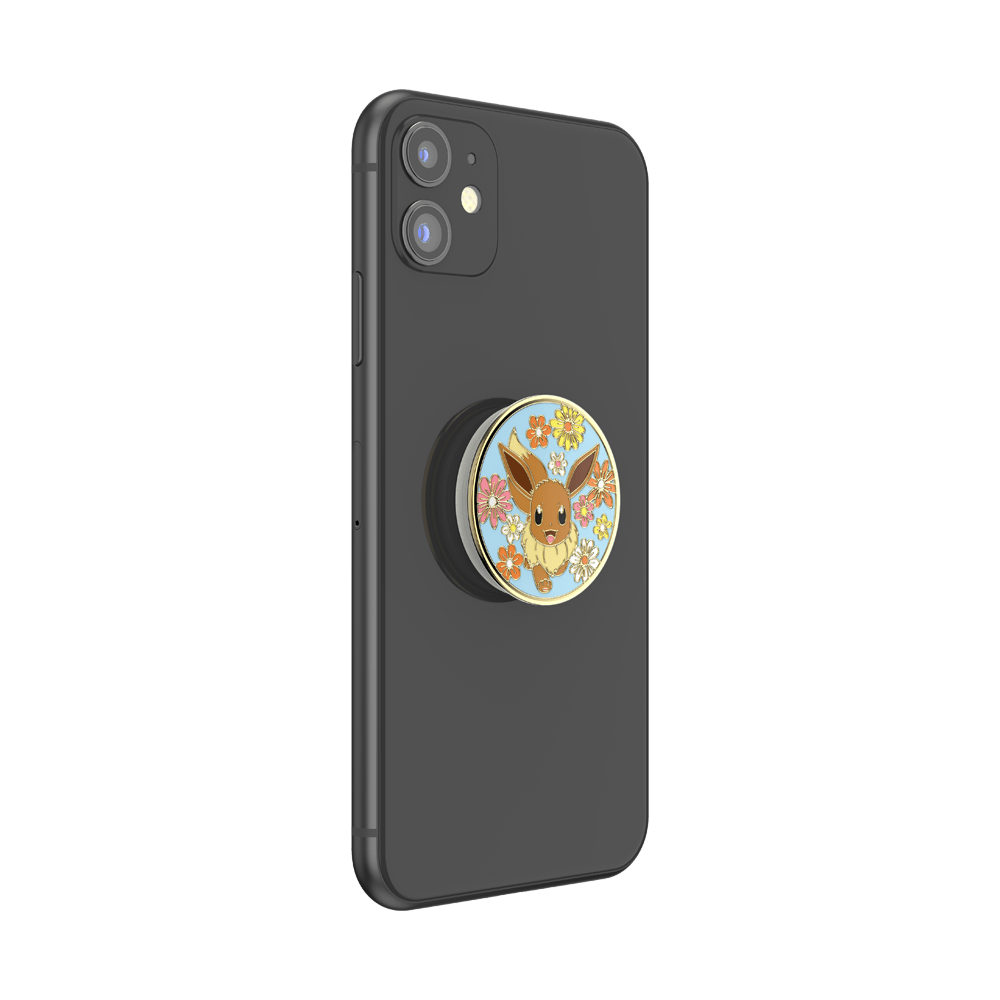 Floral Eevee Enamel — Adhesive PopGrip image number 3