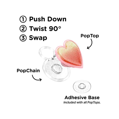 Secondary image for hover Squishy Tidepool Heart Pinky &mdash; PopTop