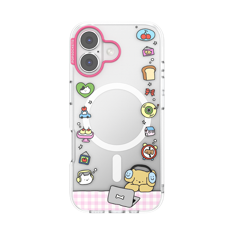 Dog Typing &mdash; iPhone 17 MagSafe Case image number 0