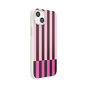 Pop of Pink Stripe &mdash; iPhone 14 Plus MagSafe Case image number 2
