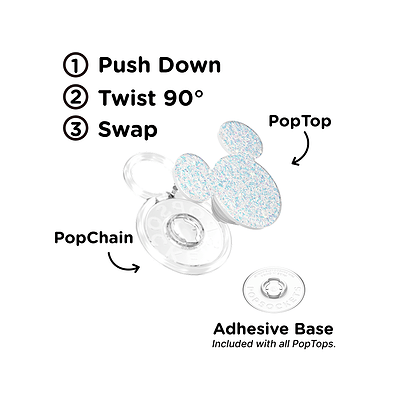 Secondary image for hover Earridescent Mickey White &mdash; PopTop