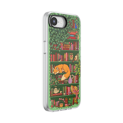 Secondary image for hover Storied Shelves Green &mdash; iPhone 16E MagSafe Case