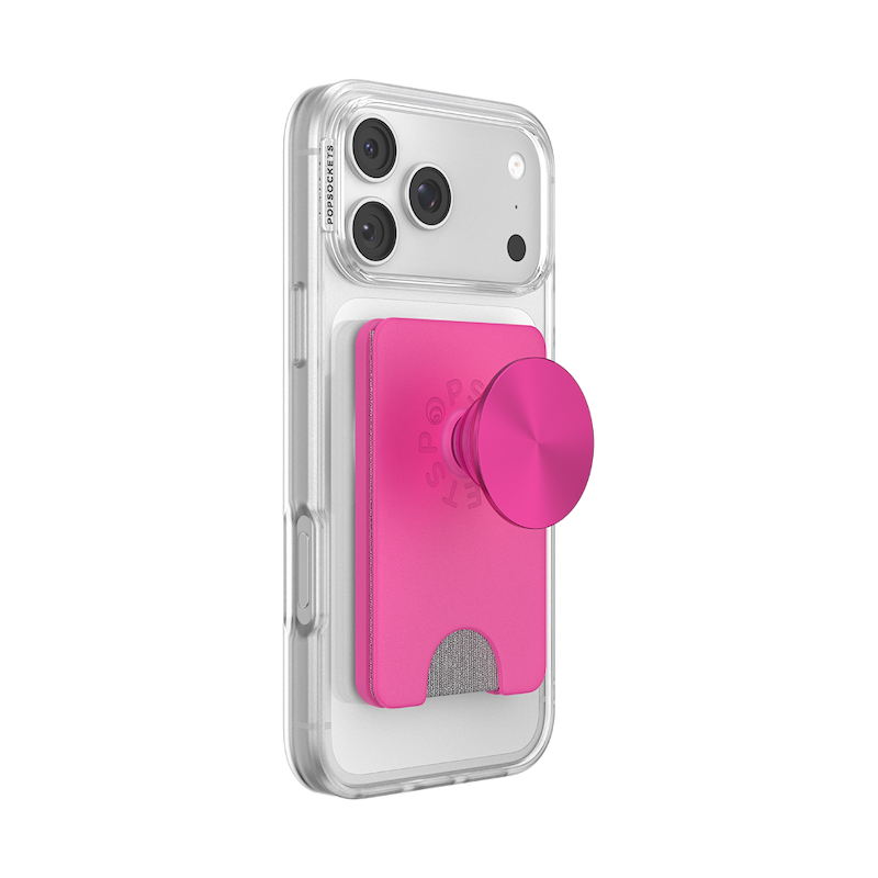 Fuchsia Radial &mdash; MagSafe Kick-Out PopWallet+ & Stand image number 9