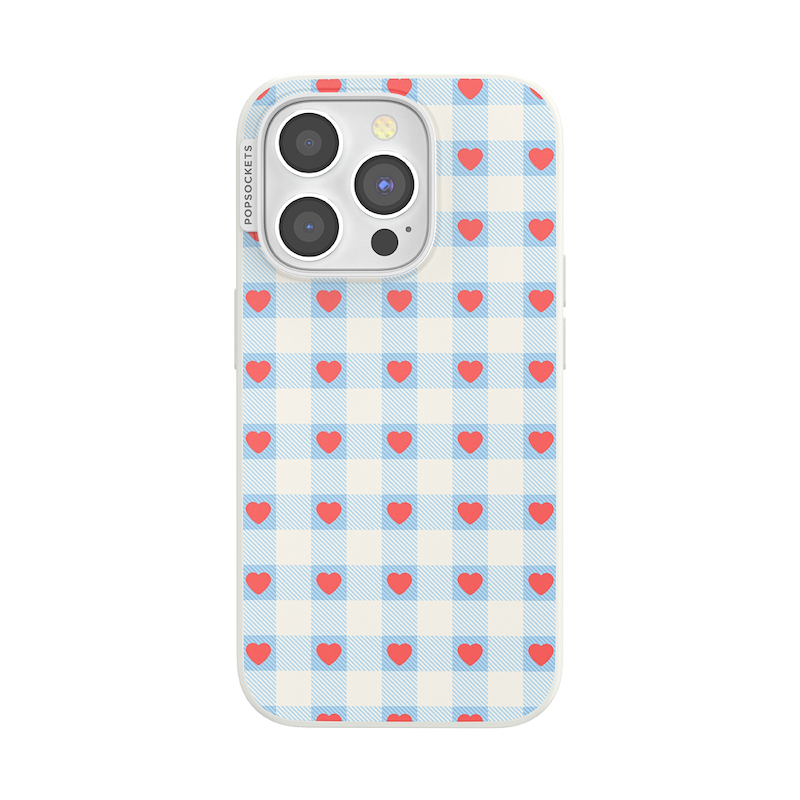 Berry Sweet Gingham &mdash; iPhone 15 Pro MagSafe Case image number 0