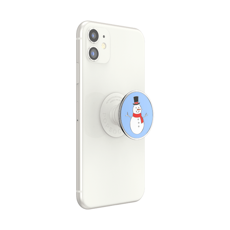 Enamel Snow Man &mdash; Adhesive PopGrip image number 4