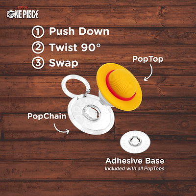 Secondary image for hover PopOut Luffy's Hat &mdash; PopTop