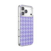 Lilac Houndstooth &mdash; iPhone 17 Pro Max MagSafe Case image number 2