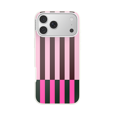 Pop of Pink Stripe &mdash; iPhone 18 Pro Max MagSafe Case
