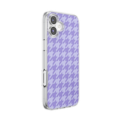 Lilac Houndstooth &mdash; iPhone 16 Plus MagSafe Case image number 2