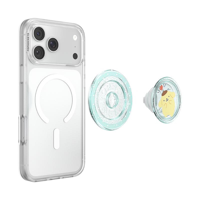 Pompompurin Mint Glitter &mdash; MagSafe PopGrip image number 4