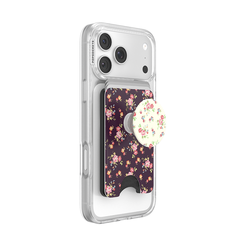 Ditsy Floral Noir &mdash; MagSafe PopWallet+ image number 8
