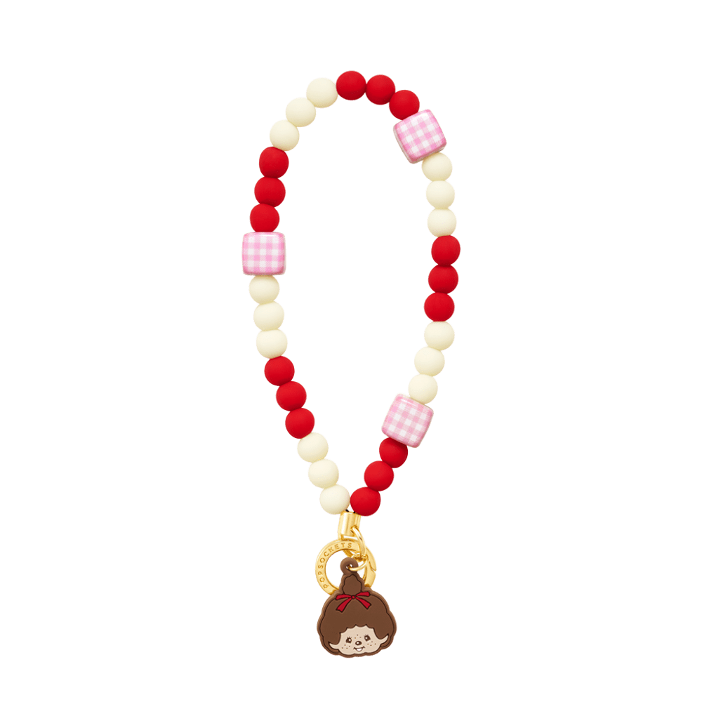 Monchhichi Classic Red &mdash; Phone Wristlet image number 0