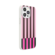 Pop of Pink Stripe &mdash; iPhone 15 Pro Max MagSafe Case image number 2