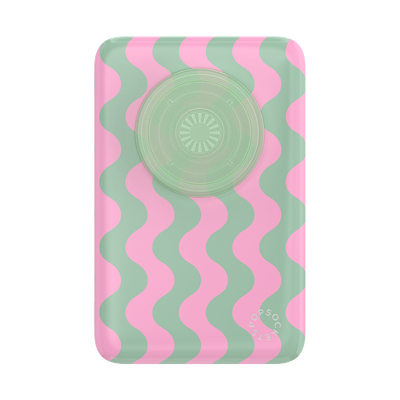 Secondary image for hover Wavy Flamingo — MagSafe PowerPack