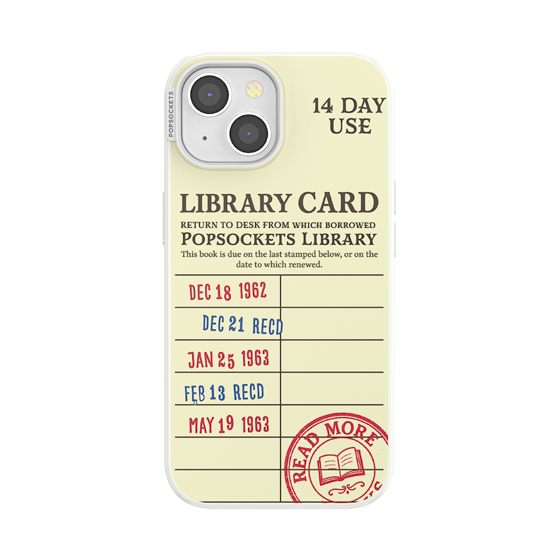 PopSockets Library Card &mdash; iPhone 15 MagSafe Case image number 0