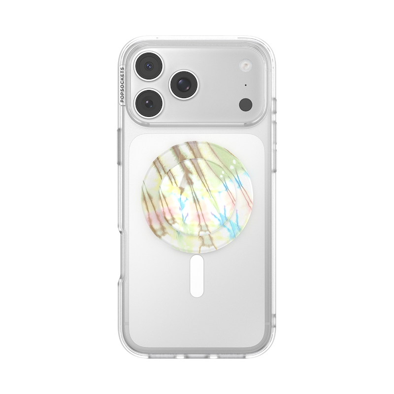 Coastal Tie-Dye Green &mdash; MagSafe PopGrip image number 4