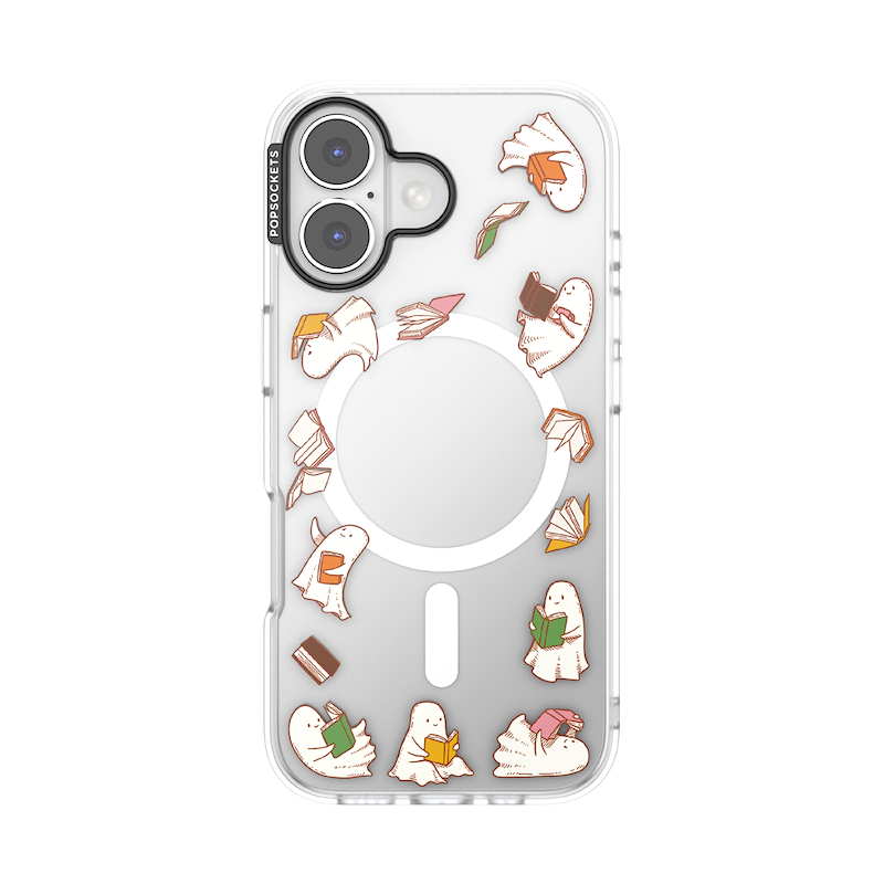 Spooky Book Club Clear &mdash; iPhone 17 MagSafe Case image number 0