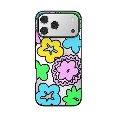 Doodle Flowers &mdash; iPhone 17 Pro Max MagSafe Case