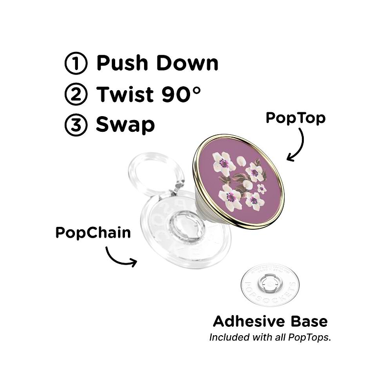 Enamel Floral Mauve &mdash; PopTop image number 2
