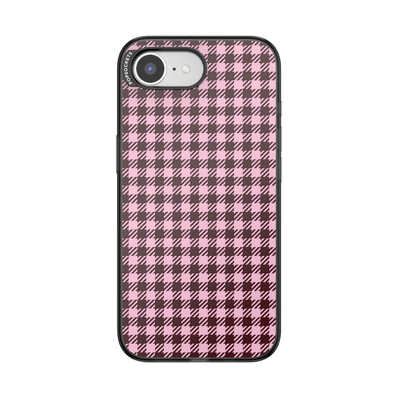 Black Cherry Gingham &mdash; iPhone 17e/16e MagSafe Case image number 0