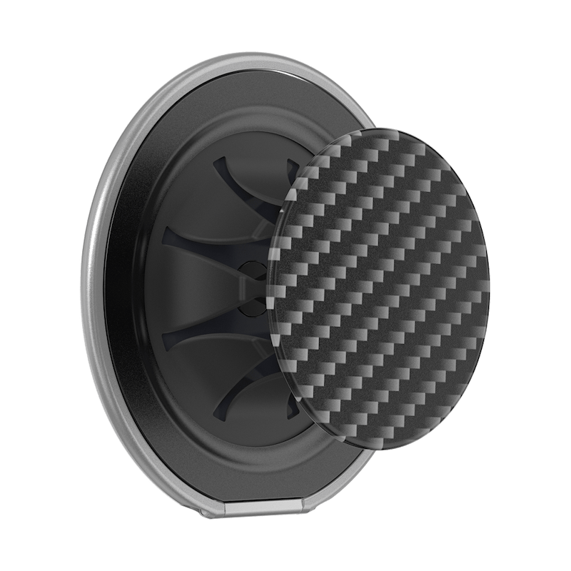 Carbon Lattice Black &mdash; MagSafe Low-Pro Grip & Stand image number 3