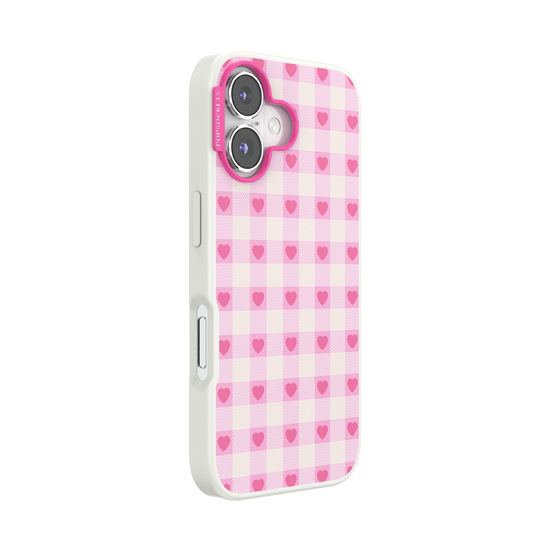 Blush Gingham &mdash; iPhone 16 MagSafe Case image number 1