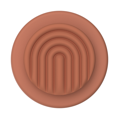 Secondary image for hover PopOut Terracotta Curves — MagSafe PopGrip
