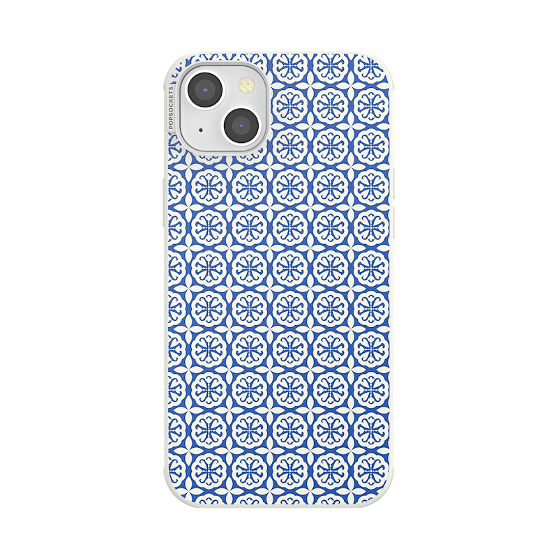 Navy Mosaic &mdash; iPhone 14 Plus MagSafe Case image number 0