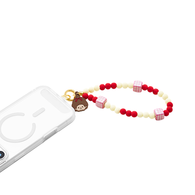 Secondary image for hover Monchhichi Classic Red &mdash; Phone Wristlet