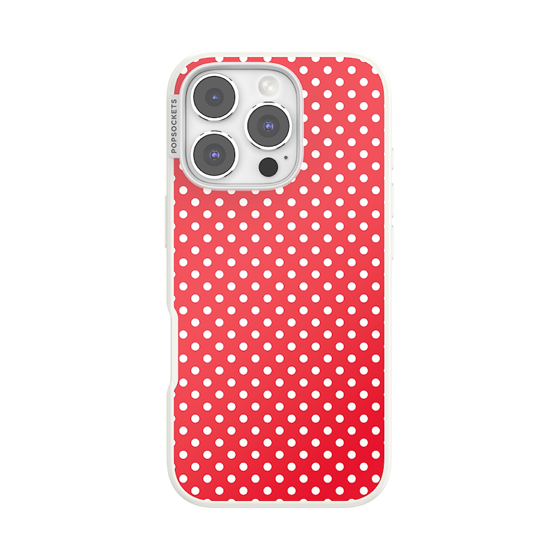 Cherry Red Polka Dot &mdash; iPhone 16 Pro MagSafe Case image number 0