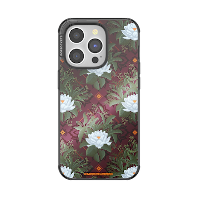 Mirror Lush White Lotus &mdash; iPhone 14 Pro MagSafe Case