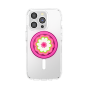 Molded Flower Kaleidoscope Pink &mdash; MagSafe PopGrip image number 3