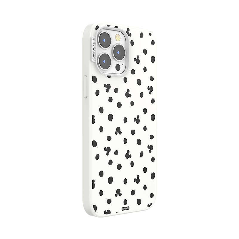 White Mickey Polka Dot &mdash; iPhone 13 Pro Max MagSafe Case image number 1