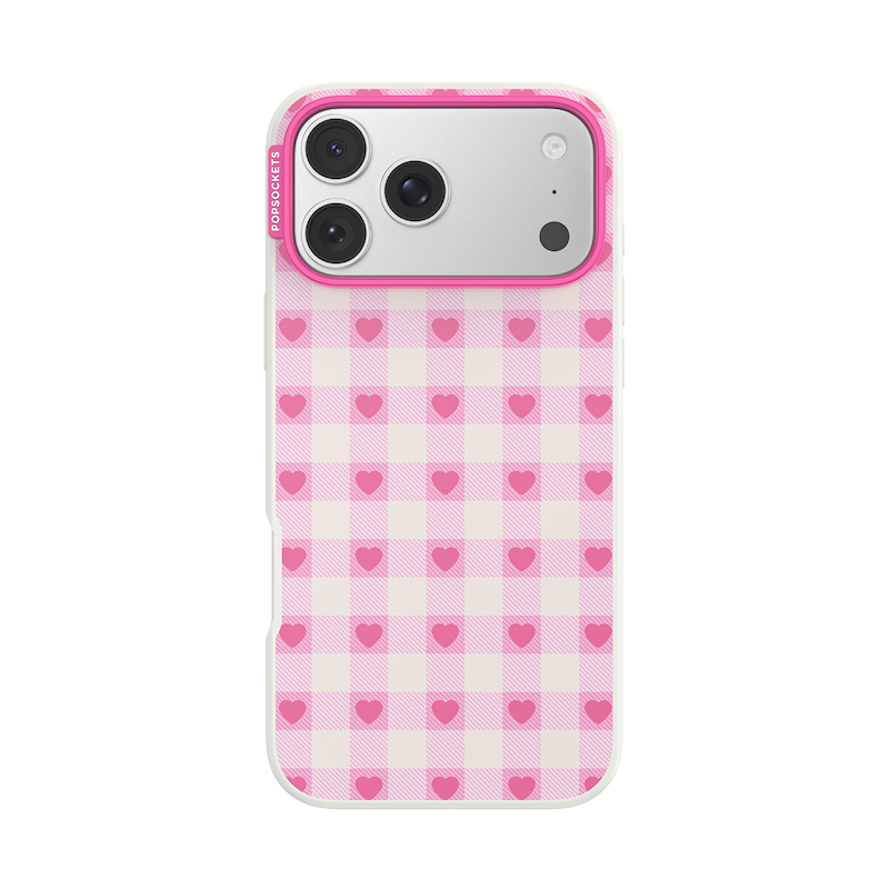 Blush Gingham &mdash; iPhone 18 Pro Max MagSafe Case image number 0