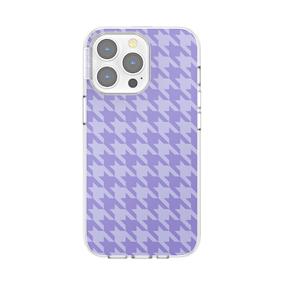 Lilac Houndstooth &mdash; iPhone 13 Pro MagSafe Case