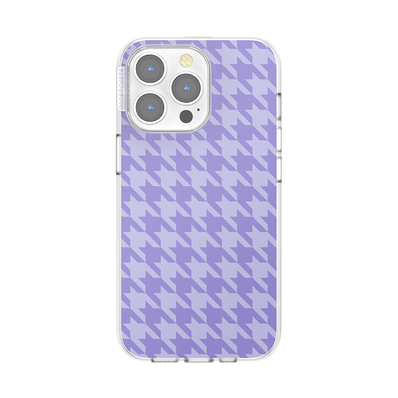 Lilac Houndstooth &mdash; iPhone 13 Pro MagSafe Case image number 0