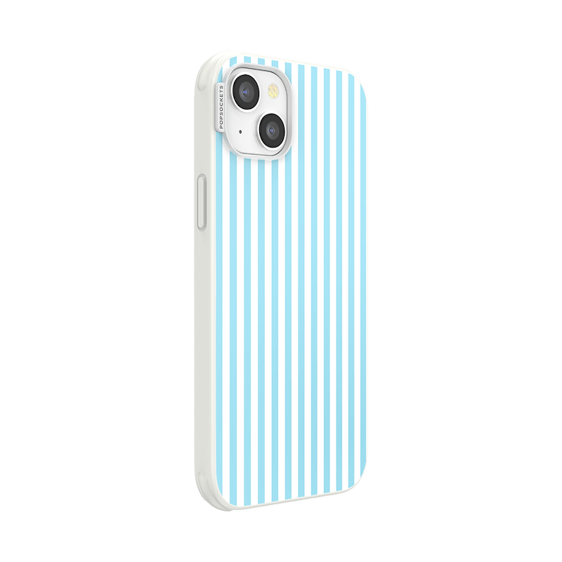 Soft Blue Stripe &mdash; iPhone 14 Plus MagSafe Case image number 1