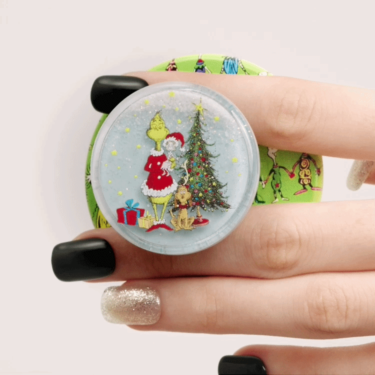Tidepool Grinch Snow Globe &mdash; MagSafe PopGrip image number 2