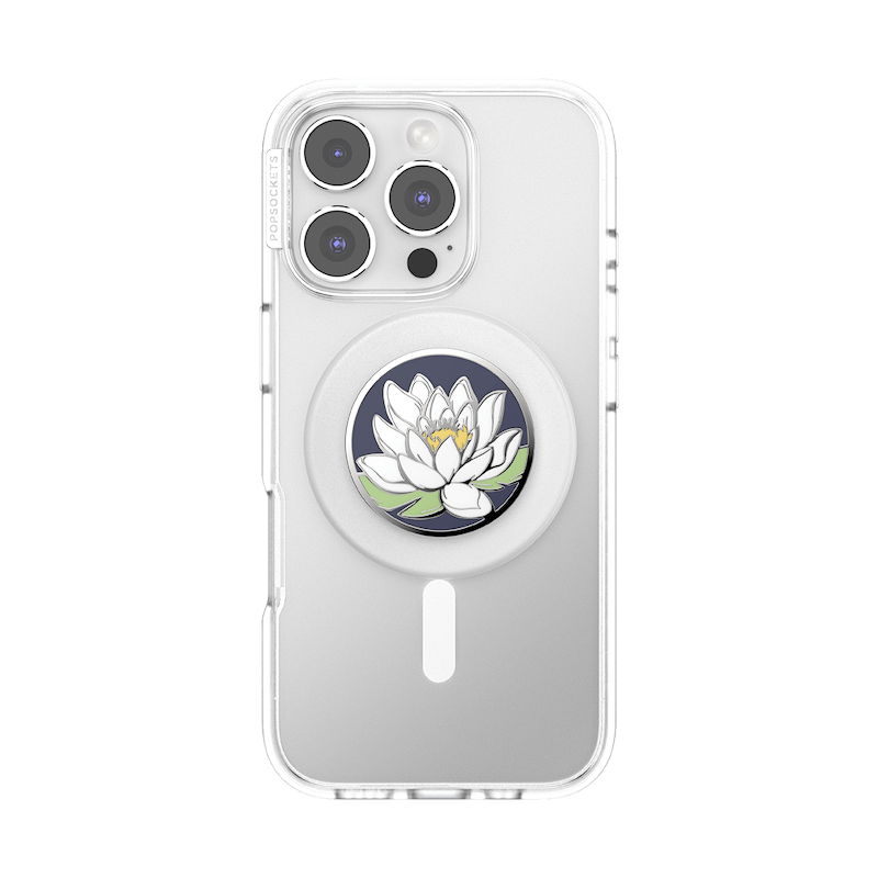 Enamel Water Lily Midnight — MagSafe PopGrip image number 4